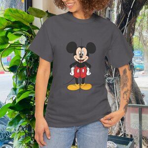 Mickey Mouse Unisex Heavy Cotton Tee, Casual Wear